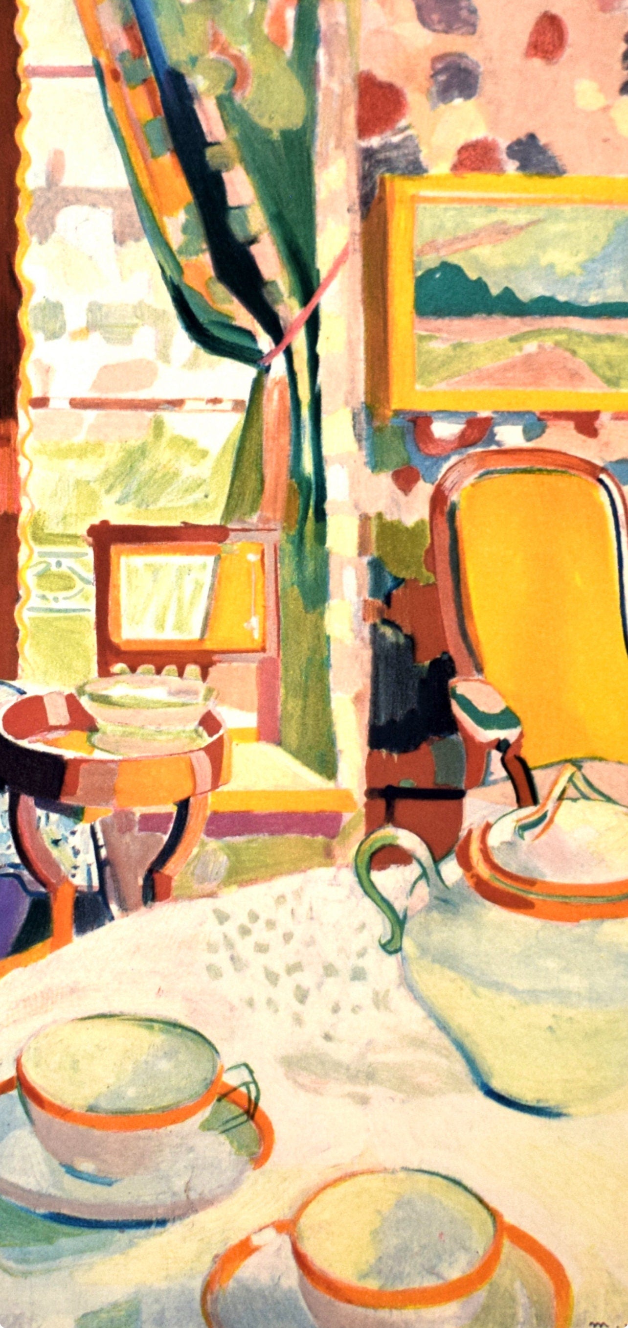 Maurice Marinot, Intrieur, Fauves, Collection Pierre Lvy, Lithograph