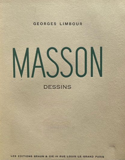 Andr Masson, Idylle, Masson Dessins, Lithograph