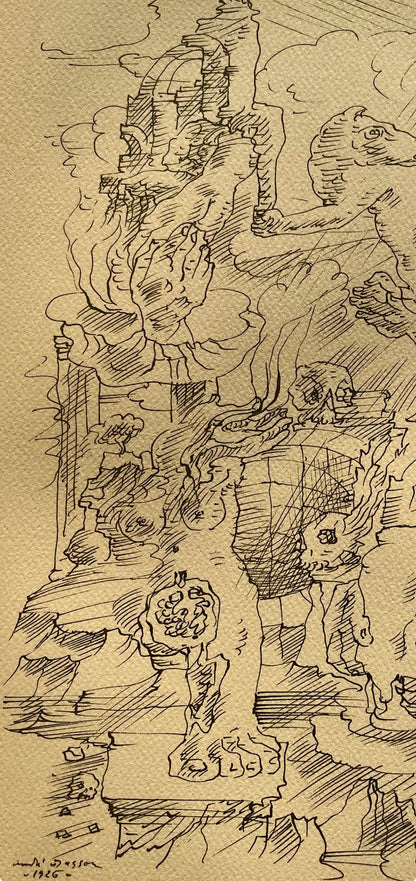 Andr Masson, Mtamorphoses, Masson Dessins, Lithograph