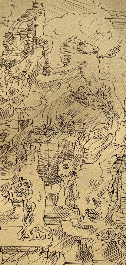 Andr Masson, Mtamorphoses, Masson Dessins, Lithograph