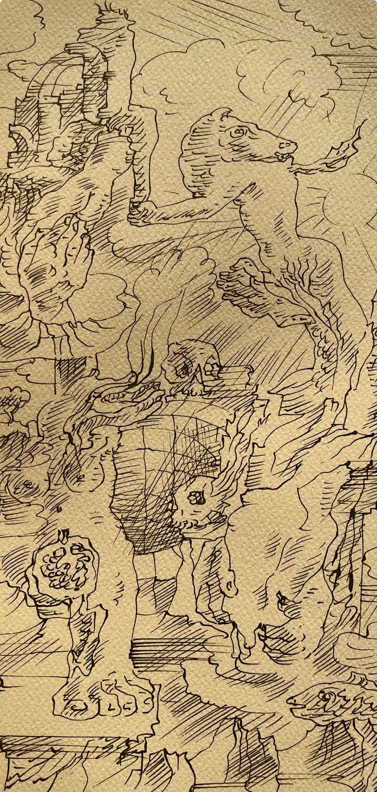 Andr Masson, Mtamorphoses, Masson Dessins, Lithograph