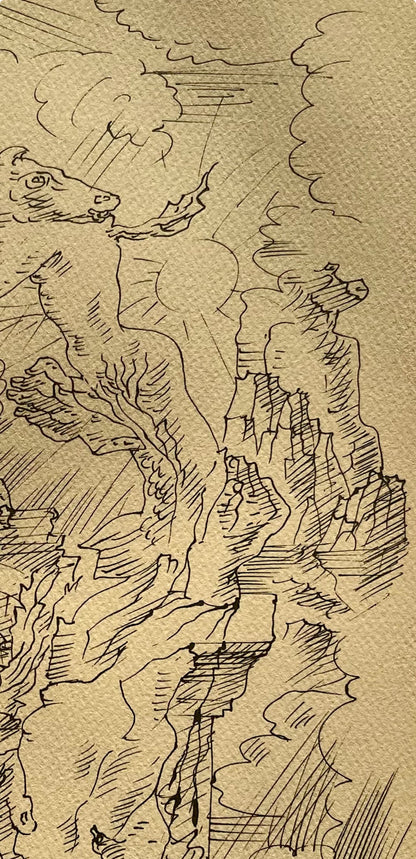 Andr Masson, Mtamorphoses, Masson Dessins, Lithograph