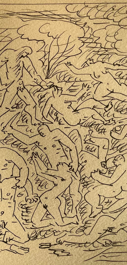 Andr Masson, Massacre, Masson Dessins, Lithograph