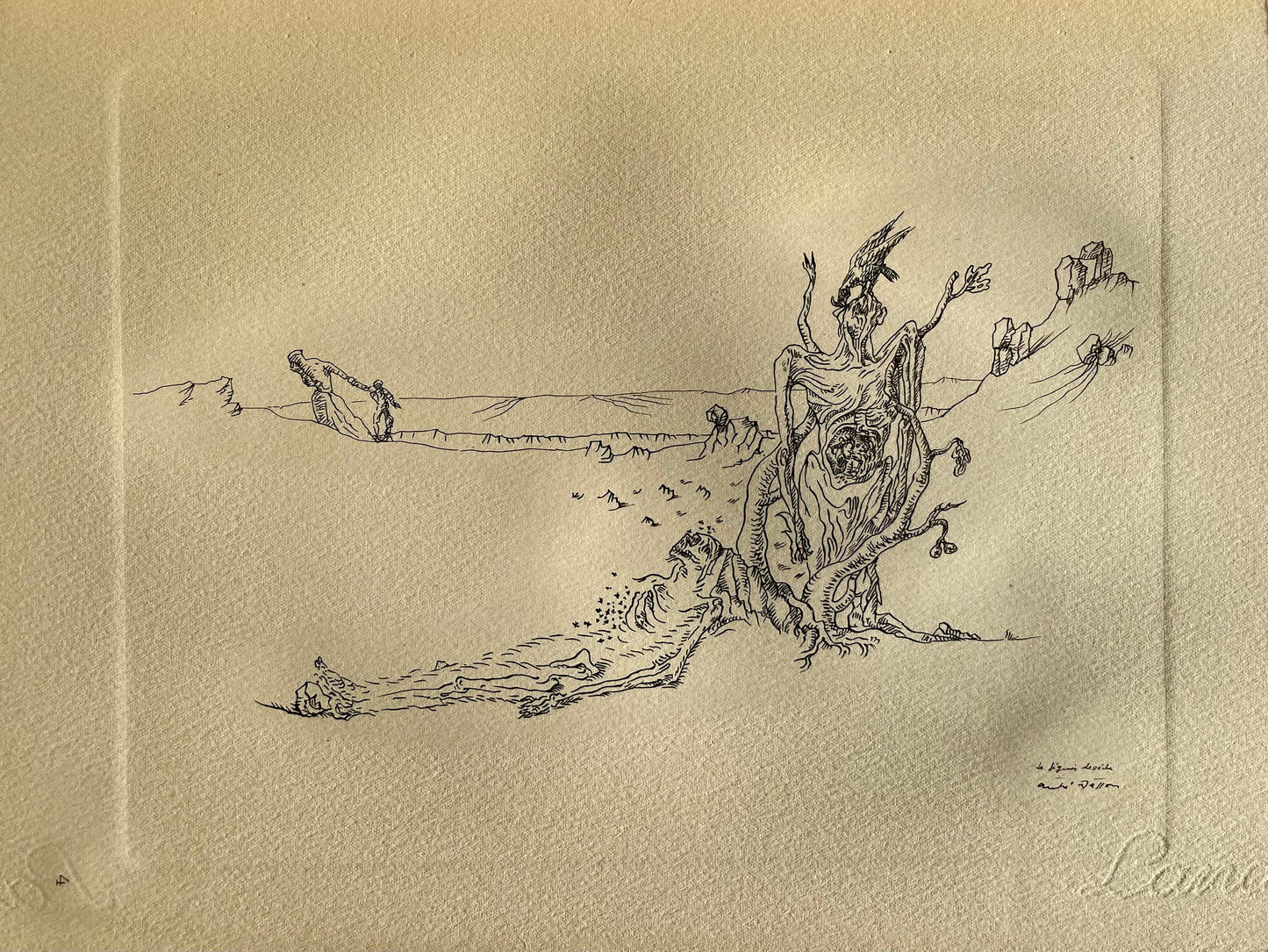 Andr Masson, Le Figuier Dessch, Masson Dessins, Lithograph