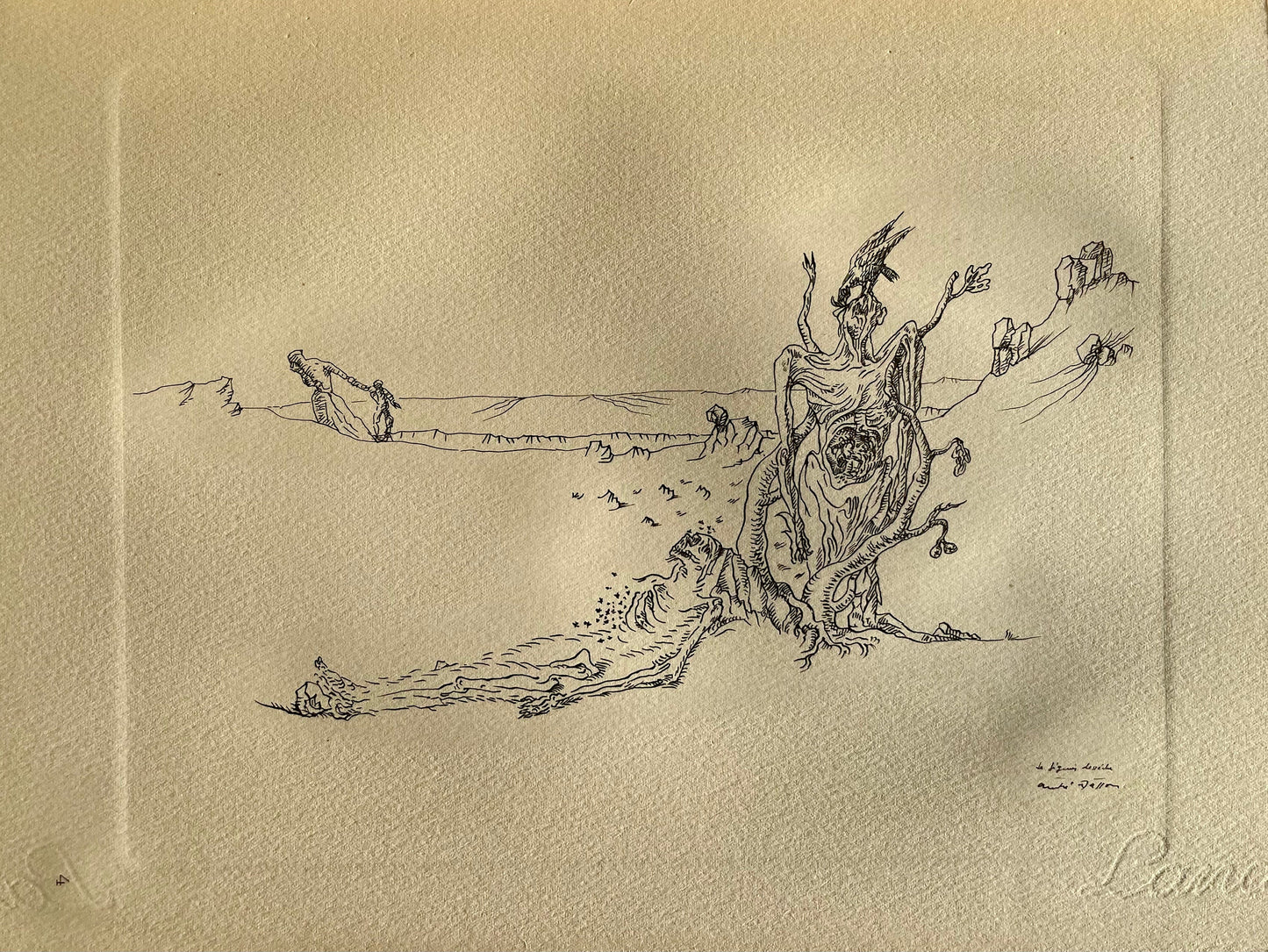 Andr Masson, Le Figuier Dessch, Masson Dessins, Lithograph