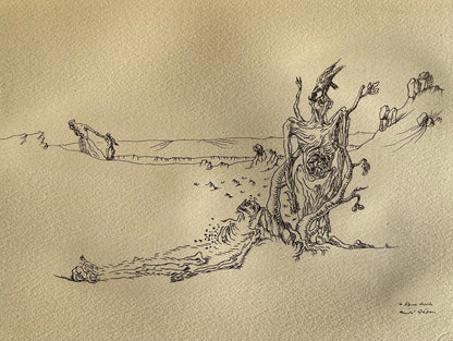 Andr Masson, Le Figuier Dessch, Masson Dessins, Lithograph