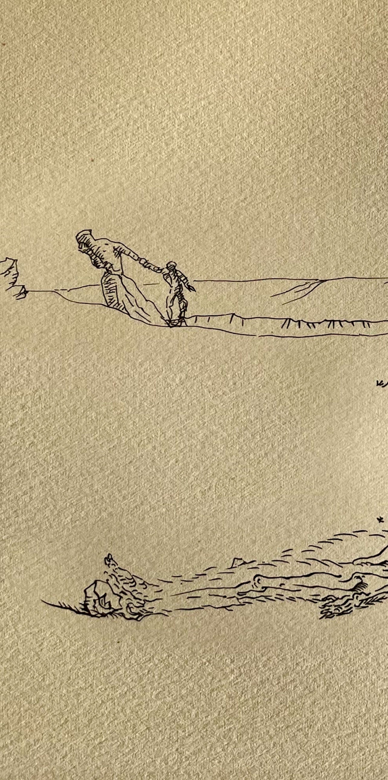 Andr Masson, Le Figuier Dessch, Masson Dessins, Lithograph