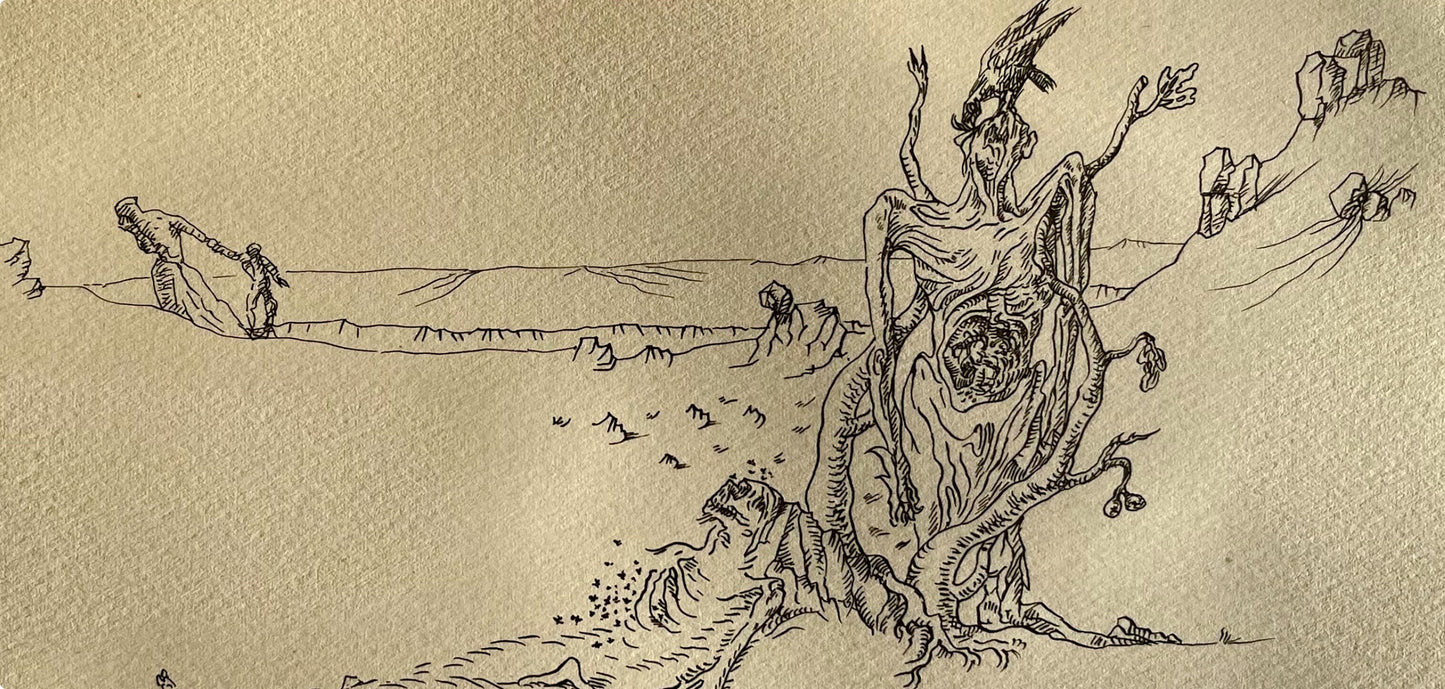 Andr Masson, Le Figuier Dessch, Masson Dessins, Lithograph