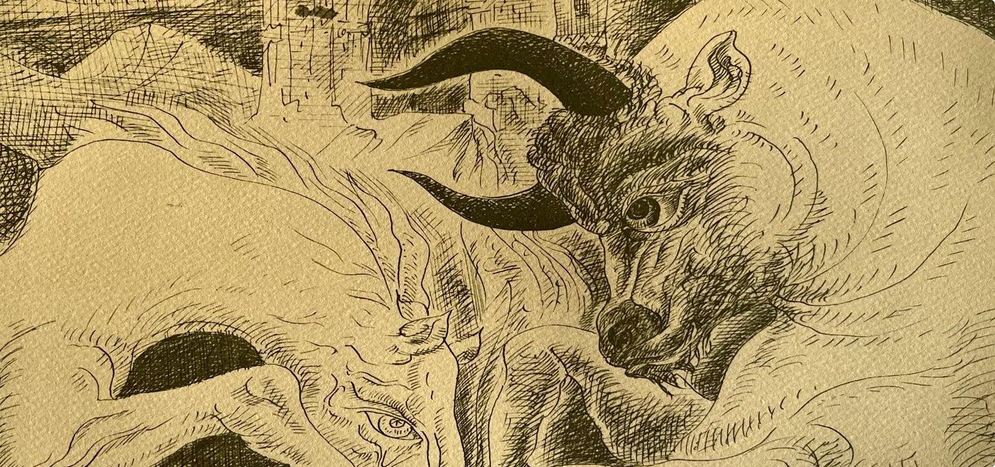 Andr Masson, Souvenir De Medinacelli, Masson Dessins, Lithograph