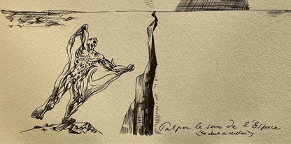 Andr Masson, Palper Le Sein De L'Espace, Masson Dessins, Lithograph
