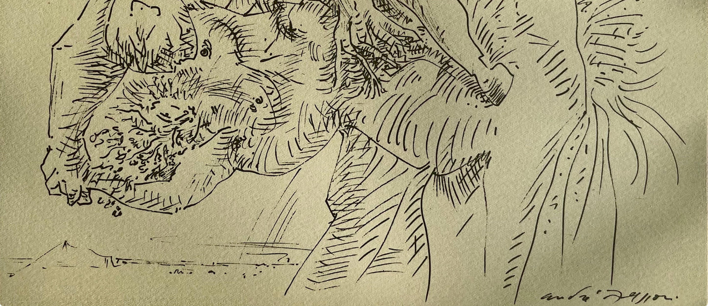 Andr Masson, Idylle, Masson Dessins, Lithograph