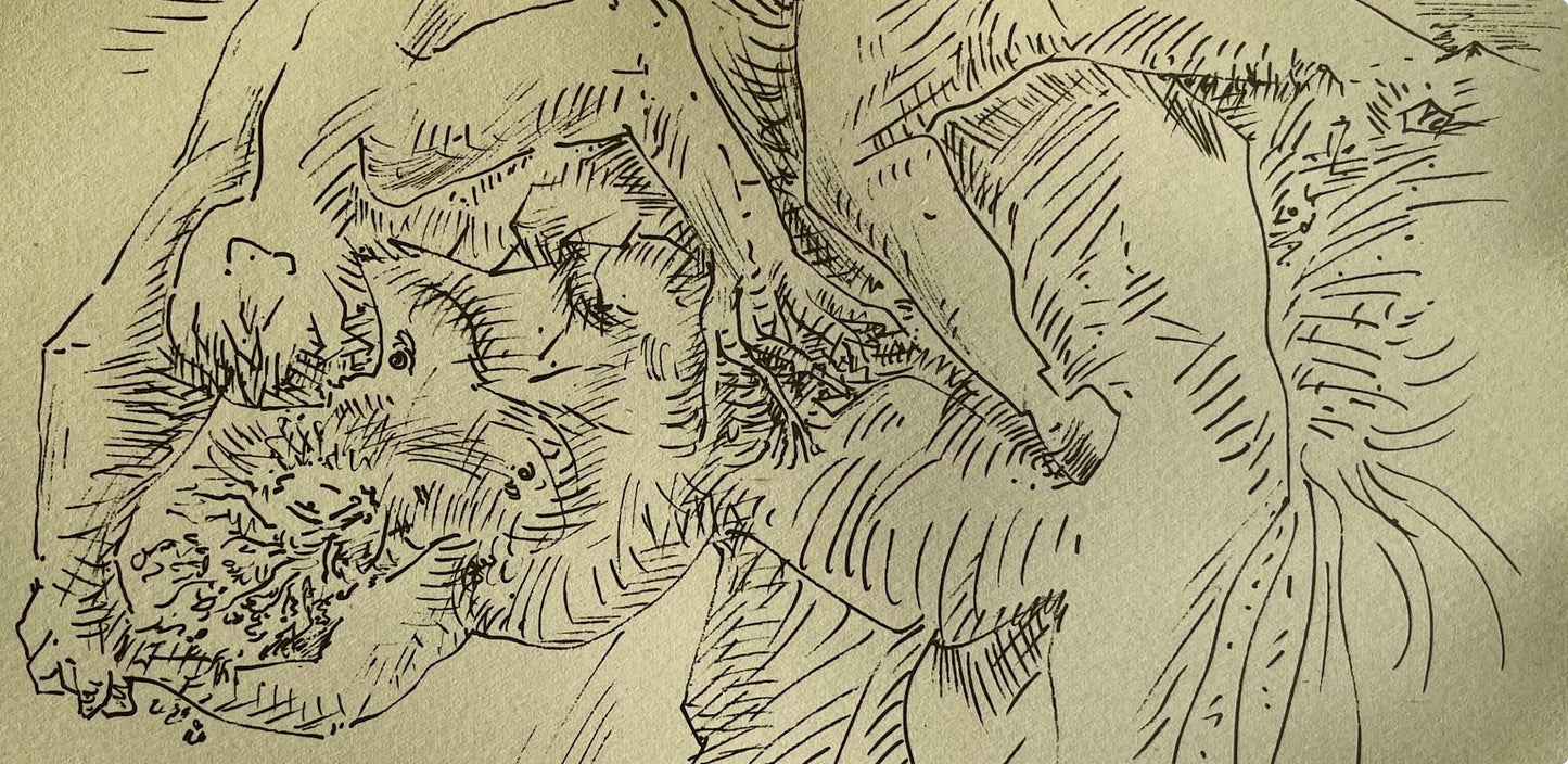 Andr Masson, Idylle, Masson Dessins, Lithograph