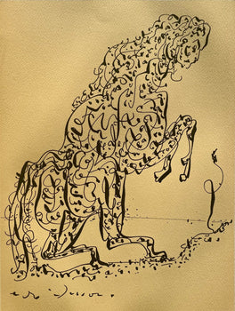 Andr Masson, La Chimre Au Serpent, Masson Dessins, Lithograph