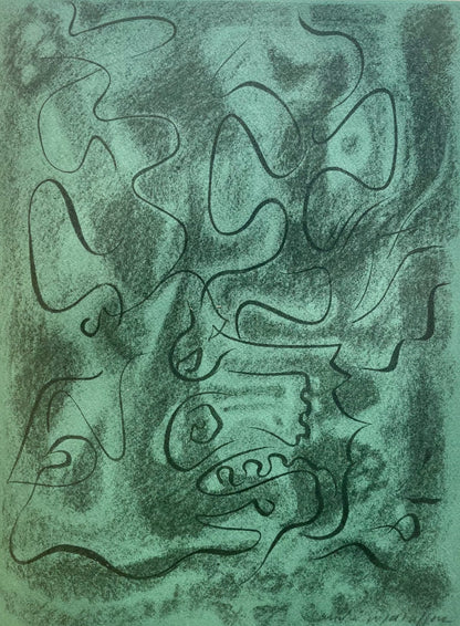 Andr Masson, Crne D'Lan Dans La Fort, Masson Dessins, Lithograph