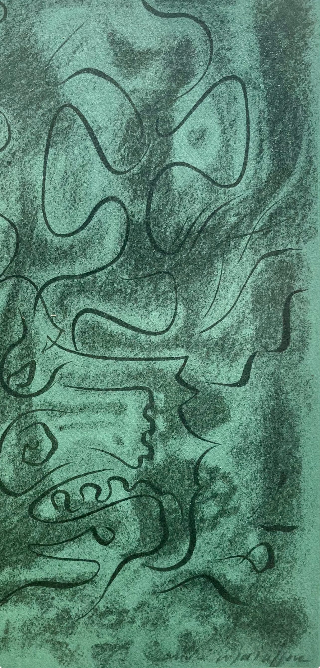 Andr Masson, Crne D'Lan Dans La Fort, Masson Dessins, Lithograph