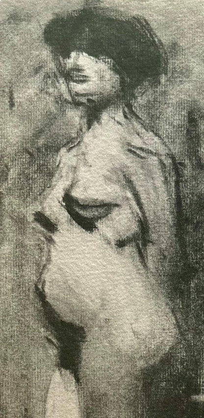 Albert Marquet, Nu. Fusain, Marquet, Lithograph