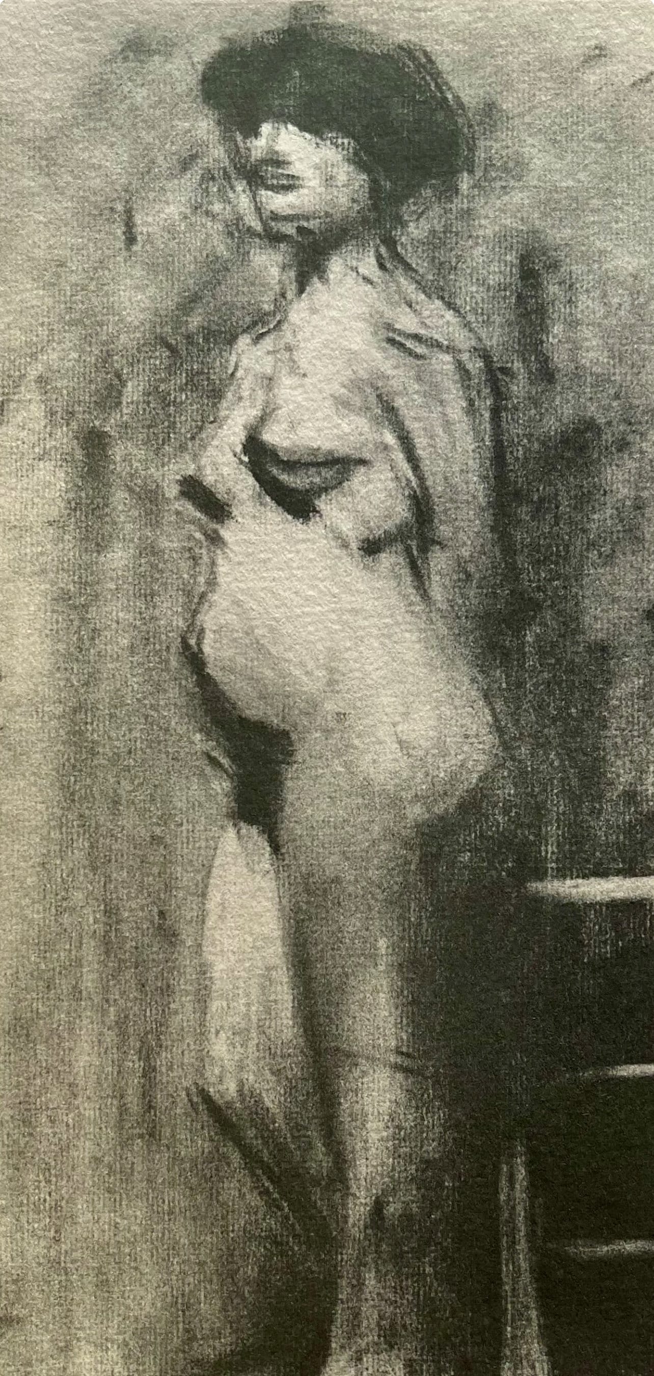 Albert Marquet, Nu. Fusain, Marquet, Lithograph