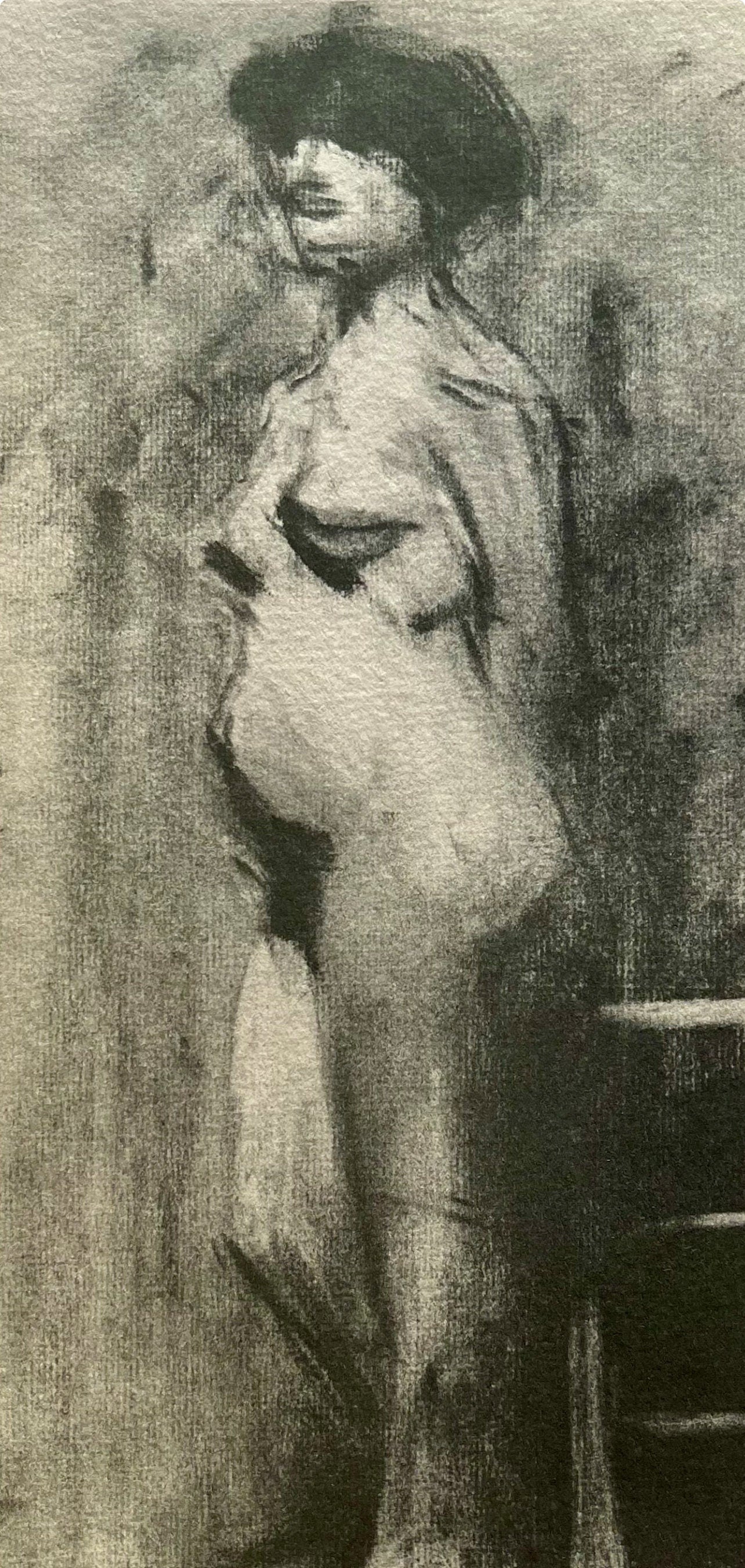 Albert Marquet, Nu. Fusain, Marquet, Lithograph