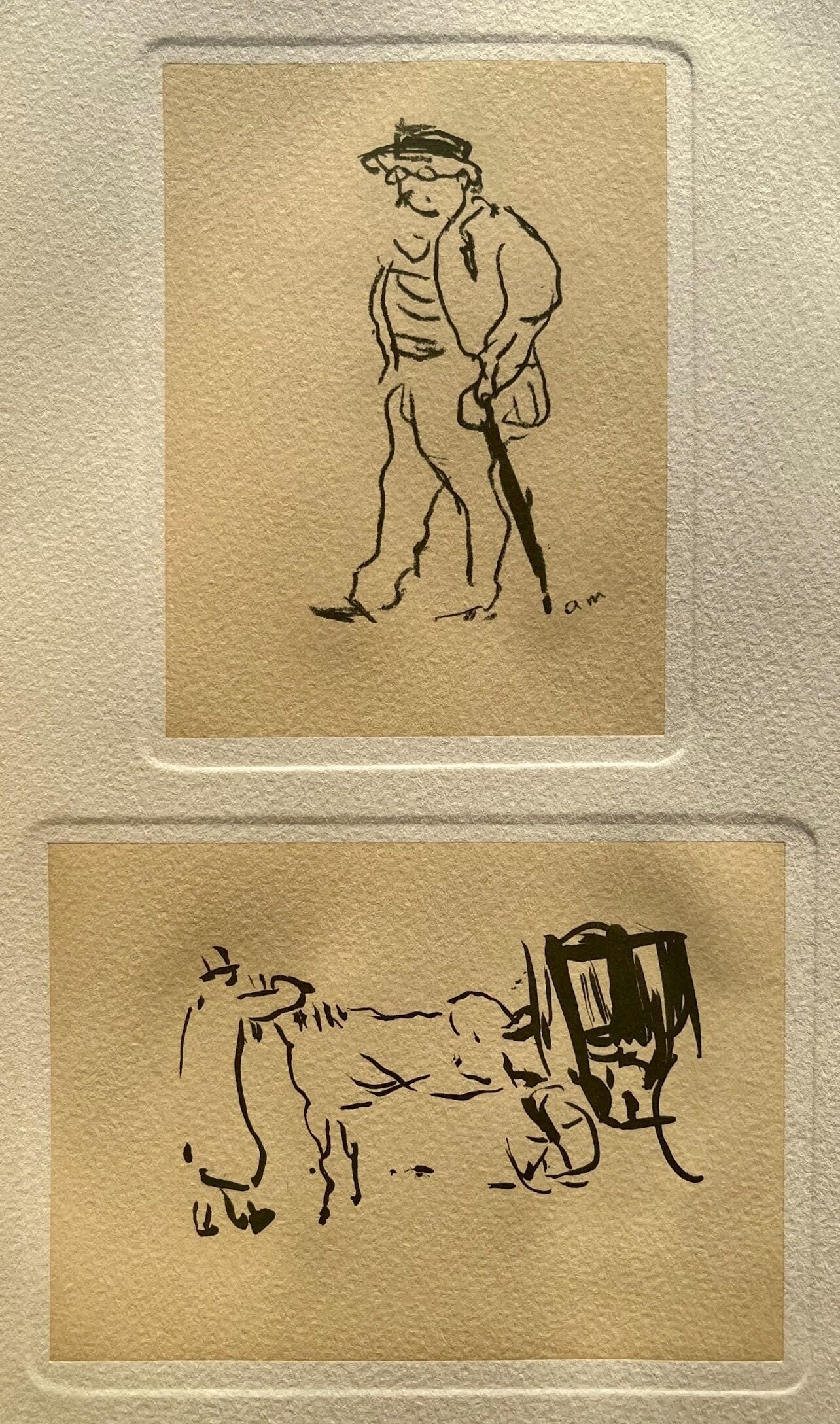 Albert Marquet, Croquis Parisiens, Marquet, Lithograph