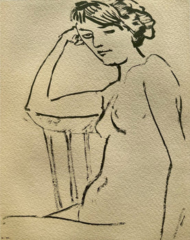 Albert Marquet, Nu La Chaise, Marquet, Lithograph