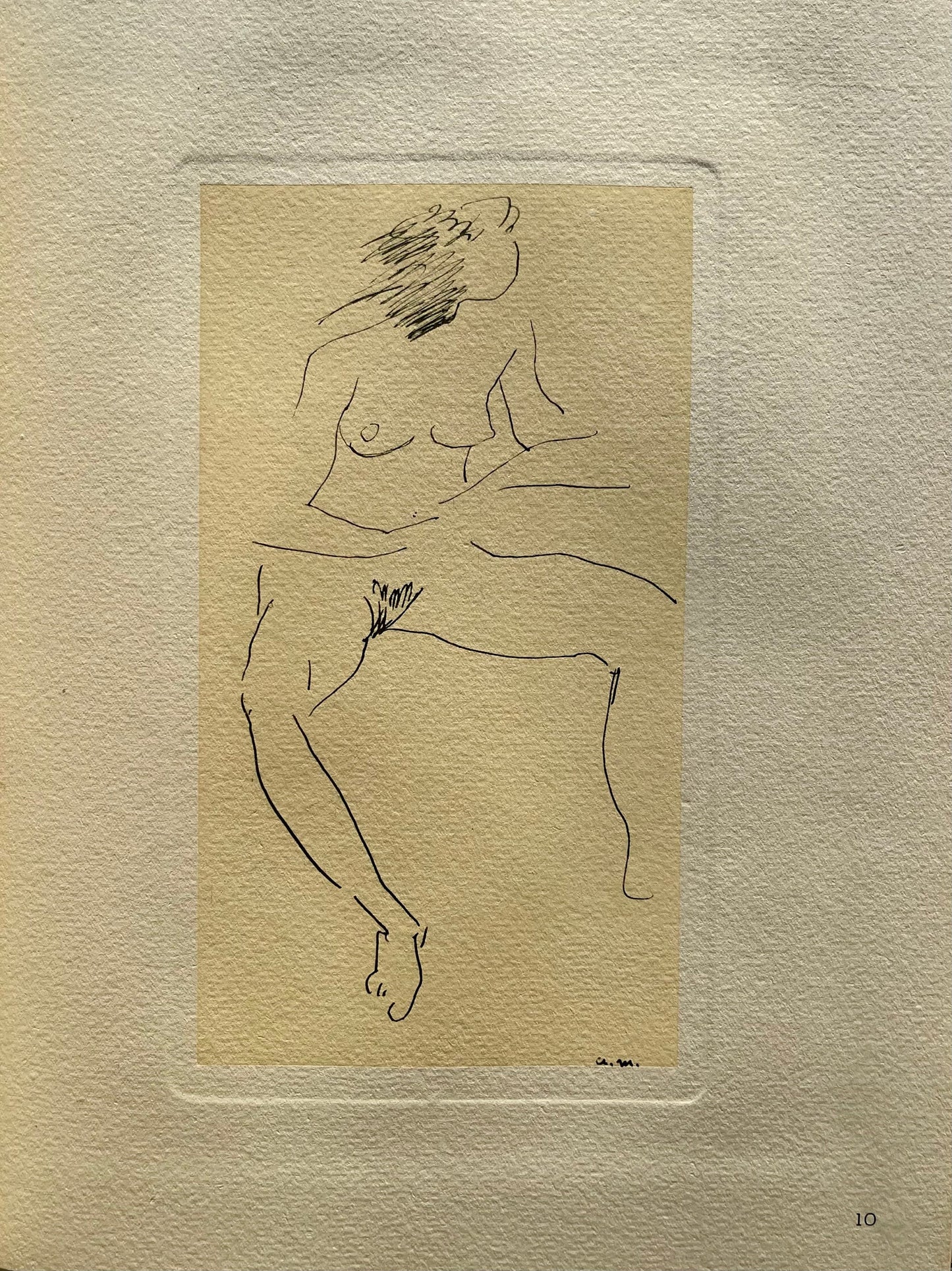 Albert Marquet, Nu., Marquet, Lithograph