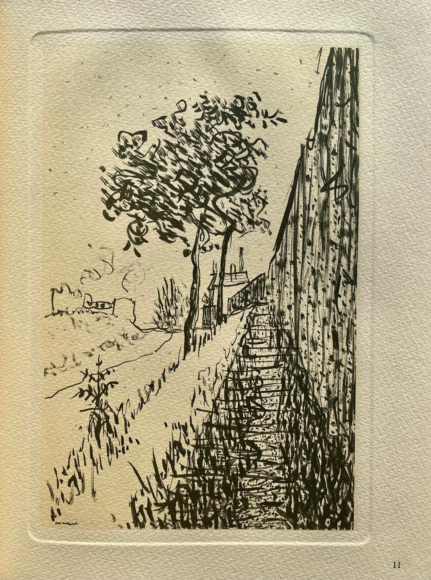 Albert Marquet, Banlieue De Paris, Marquet, Lithograph