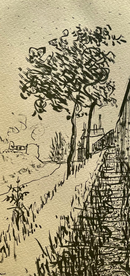 Albert Marquet, Banlieue De Paris, Marquet, Lithograph