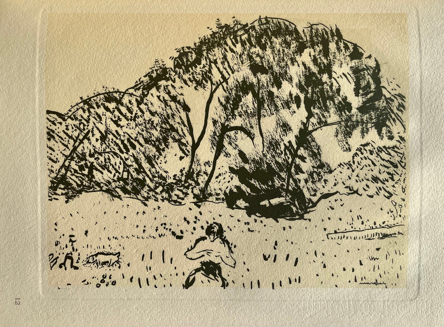 Albert Marquet, Paysage De L'Ile-De-France, Marquet, Lithograph