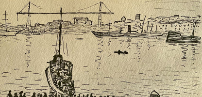 Albert Marquet, Marseille: Le Vieux Port, Marquet, Lithograph