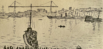 Albert Marquet, Marseille: Le Vieux Port, Marquet, Lithograph