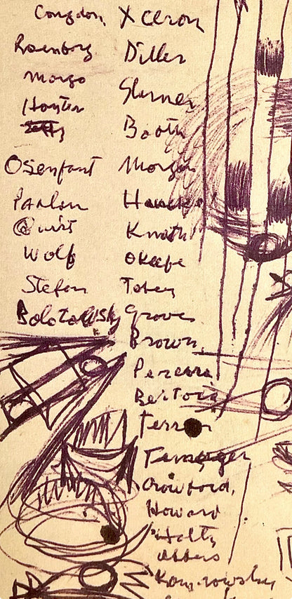 Jackson Pollock, Composition, Jackson Pollock, The Last Sketchbook, Lithograph