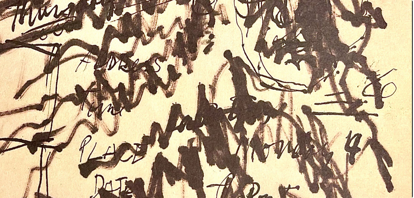 Jackson Pollock, Composition, Jackson Pollock, The Last Sketchbook, Lithograph