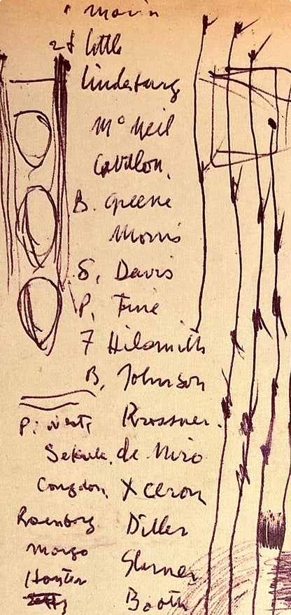 Jackson Pollock, Composition, Jackson Pollock, The Last Sketchbook, Lithograph