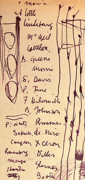 Jackson Pollock, Composition, Jackson Pollock, The Last Sketchbook, Lithograph