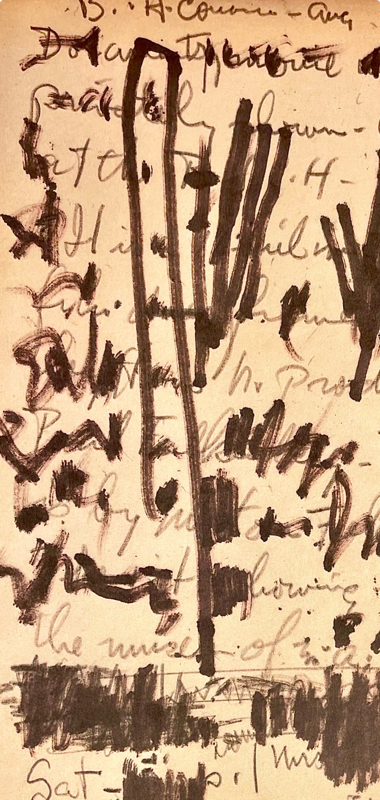 Jackson Pollock, Composition, Jackson Pollock, The Last Sketchbook, Lithograph