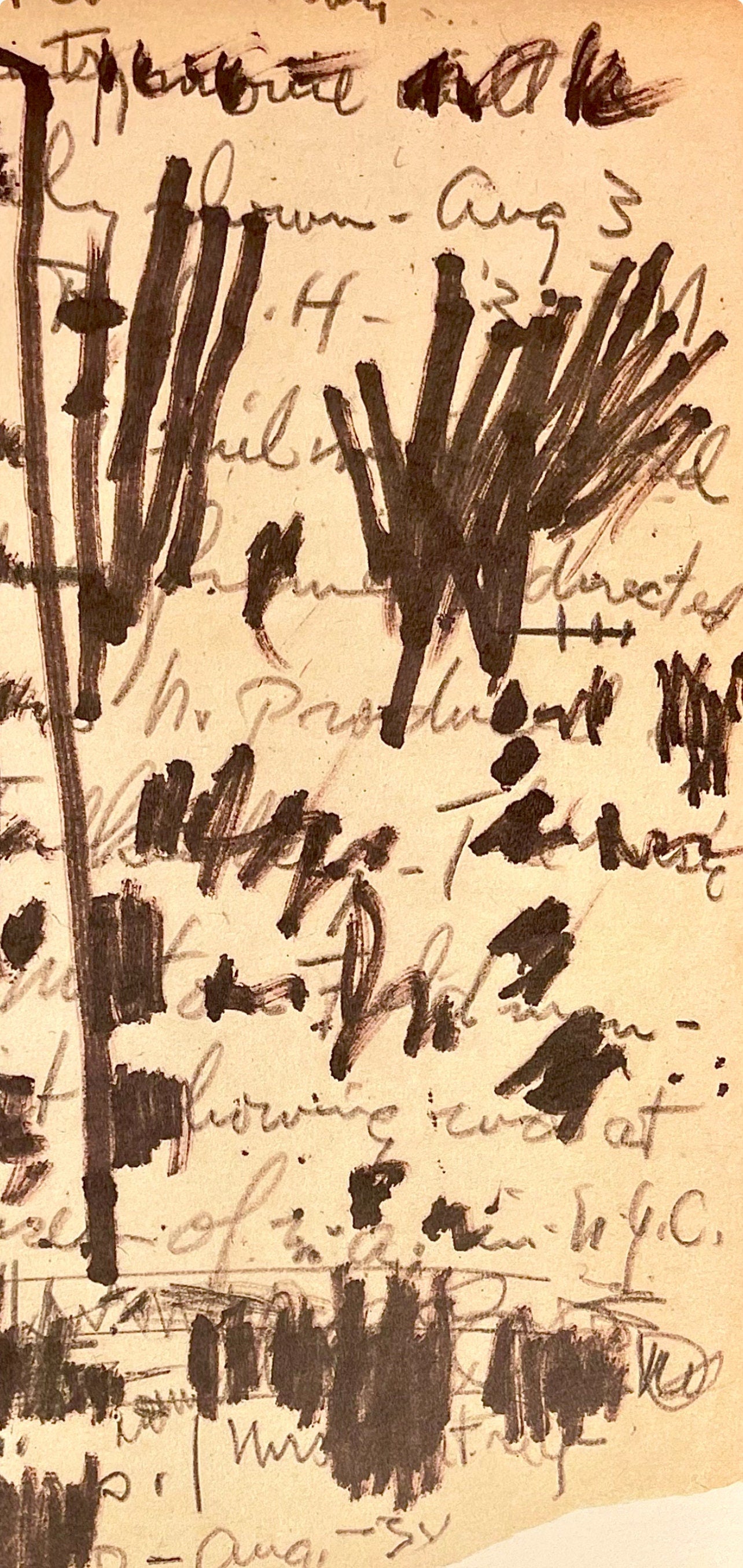 Jackson Pollock, Composition, Jackson Pollock, The Last Sketchbook, Lithograph