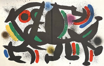 Joan Mir, Composition, (Cramer 160; Mourlot 864), Joan Mir Lithographs, Lithograph
