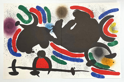 Joan Mir, Composition, (Cramer 160; Mourlot 860), Joan Mir Lithographs, Lithograph