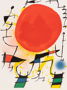 Joan Mir, Composition, (Cramer 160; Mourlot 859), Joan Mir Lithographs, Lithograph