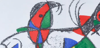 Joan Mir, Composition, (Cramer 198; Mourlot 1046), Joan Mir Lithographs, Lithograph