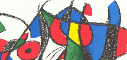 Joan Mir, Composition, (Cramer 198; Mourlot 1044), Joan Mir Lithographs, Lithograph
