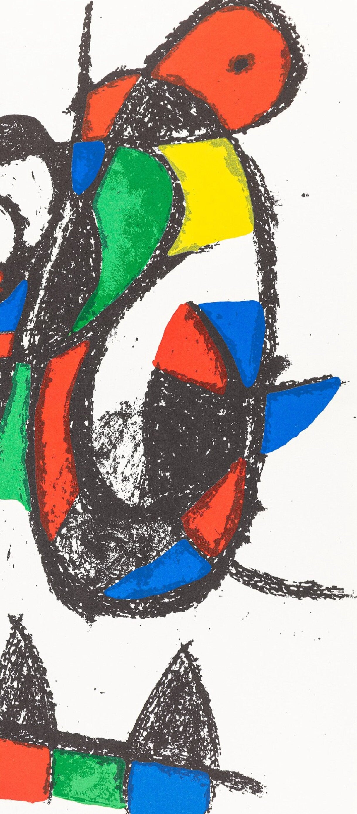 Joan Mir, Composition, (Cramer 198; Mourlot 1038), Joan Mir Lithographs, Lithograph