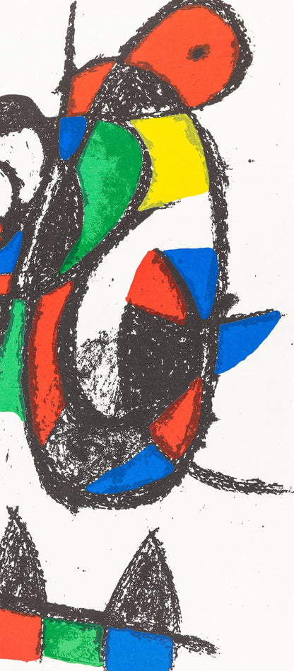 Joan Mir, Composition, (Cramer 198; Mourlot 1038), Joan Mir Lithographs, Lithograph