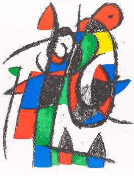 Joan Mir, Composition, (Cramer 198; Mourlot 1038), Joan Mir Lithographs, Lithograph