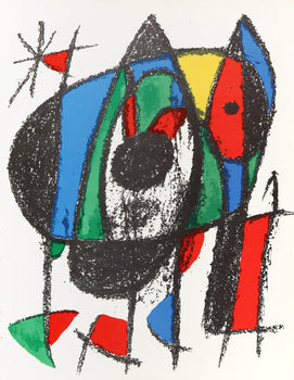 Joan Mir, Composition, (Cramer 198; Mourlot 1041), Joan Mir Lithographs, Lithograph