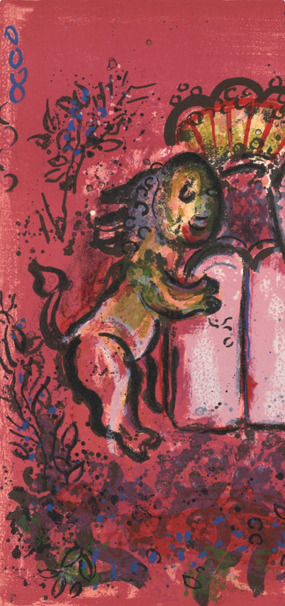 Marc Chagall, Tablets Of Law (Mourlot 365; Cramer 49), Lithograph