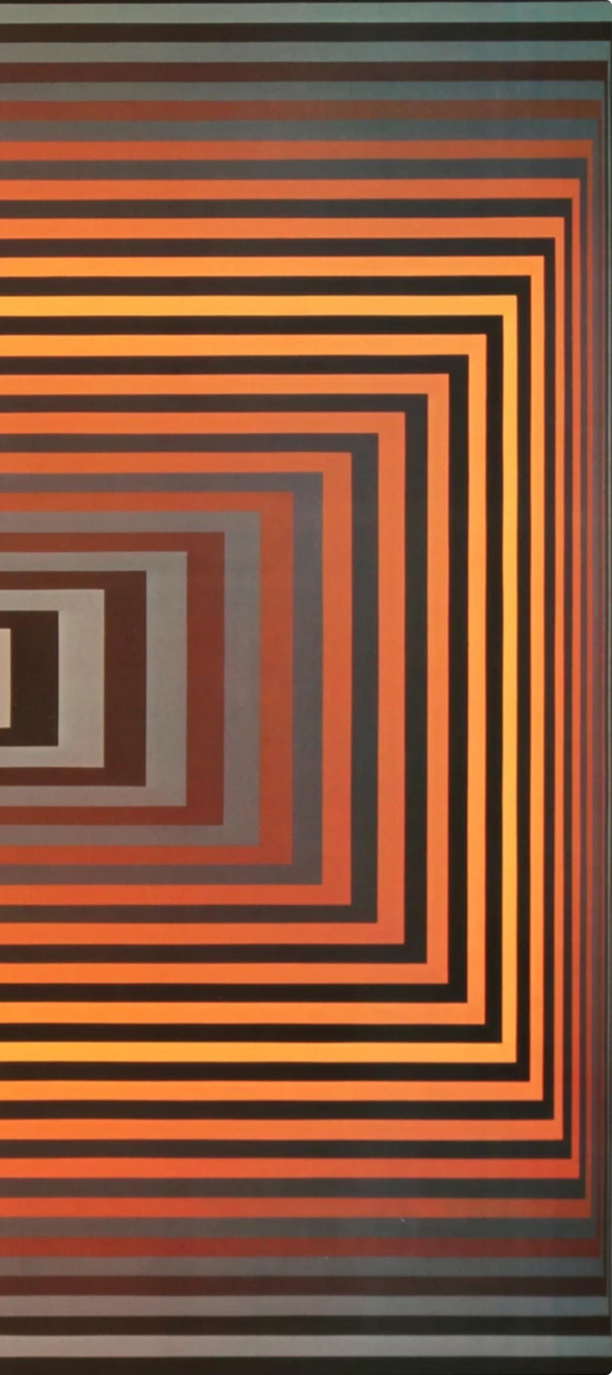 Victor Vasarely, Composition, Progressions I, Hliogravure