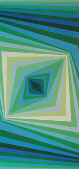 Victor Vasarely, Composition, Progressions Ii, Hliogravure