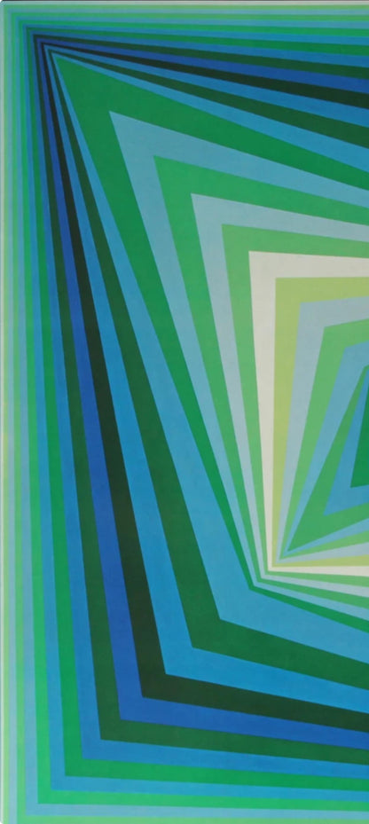 Victor Vasarely, Composition, Progressions Ii, Hliogravure