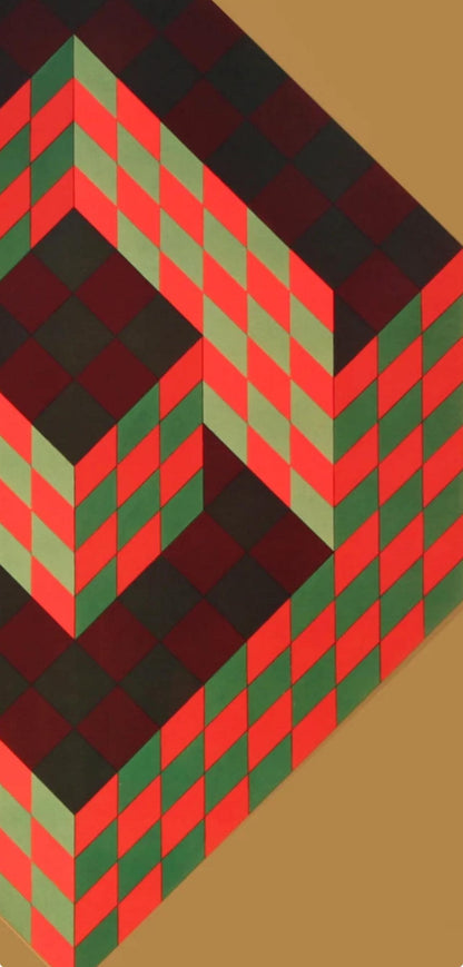 Victor Vasarely, Composition, Progressions Iii, Hliogravure